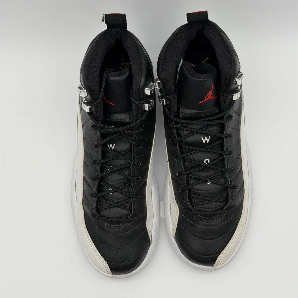 Jordan 12 Retro Playoff GS 2022 Black White 153265-006 Size 6.5Y/8W Clean!‎